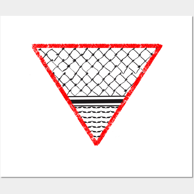 Gaza Triangle Wall Art by dezinat-store